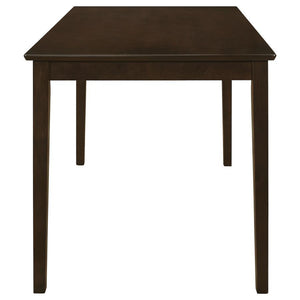 Guillen - 5 Piece Rectangular Dining Table Set - Cappuccino