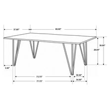 Neve - Live Edge Dining Table - Gray Sheesham