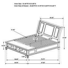 Sandy Beach - Storage Sleigh Bed