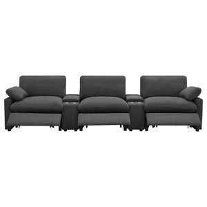 Collins - 5-Piece Power Reclining Home Theater Seating