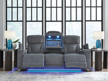 Studio Cave - Steel - Power Reclining Sofa