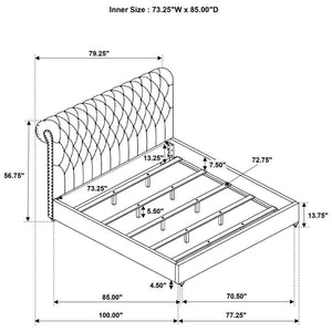 Devon - Upholstered Panel Bed