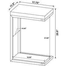 Beck - Engineered Wood C-Shape Sofa Side Table