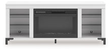 Brollevi - TV Stand With Fireplace - White