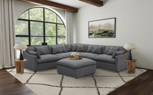 Hobson - Square Upholstered Ottoman - Charcoal