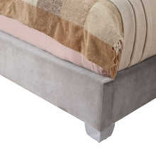 Lacey - California King Upholstered Bed - Silver Gray