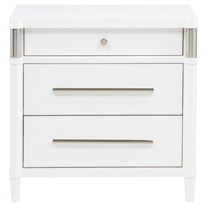 Gracemont - 3-Drawer Bedroom Nightstand Bedside Table - White