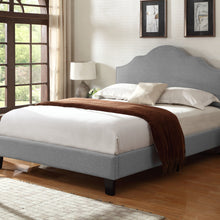 Madison - Full Upholstered Bed - Light Gray