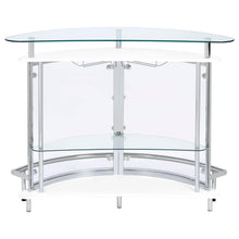 Amarillo - Freestanding Glass Top Home Bar Wine Cabinet
