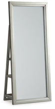 Evesen - Champagne - Floor Standing Mirror With Storage