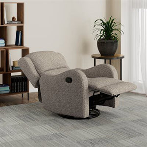 Henry - Manual Swivel Glider Recliner - Speckled Brown