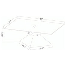 Jenny - Glass Top Stainless Steel Table