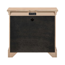 Haven Hills - Bedside Chest With Charging Station - Camel Beige
