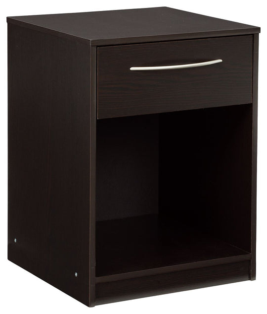 Finch - One Drawer Night Stand - Black