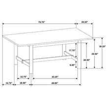 Crestmore - Rectangular Wood Dining Table - Walnut