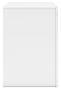 Binterglen - White - Two Drawer Night Stand