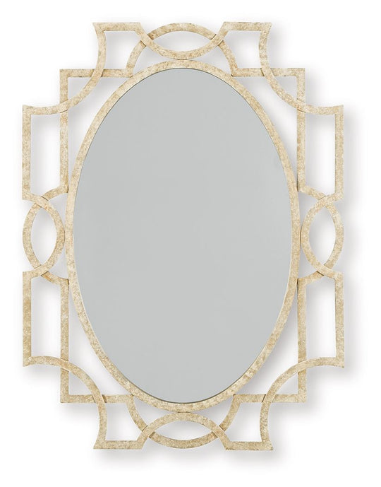 Fulkmore - Accent Mirror - Antique Gold Finish