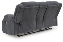 Observation - Steel - Double Reclining Power Loveseat With Console