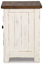 Wystfield - Chair Side End Table - White / Brown