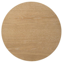 Ottowa - Round Wood Table With Shelf