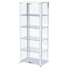 Aero - 5-Shelf Display Curio Cabinet With Led Lighting