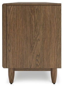Roanhowe - Extra Large TV Stand - Brown