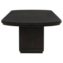 Leandro - 9 Piece Rectangular Dining Table Set - Cream / Burnished Black