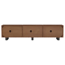 Trask - Wood TV Stand Media Console - Mango Brown