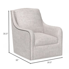 Anna - Swivel Chair - Gray