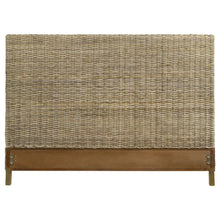 Zyla - Woven Rattan Eastern King Panel Headboard - Kubu Gray
