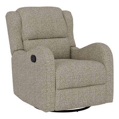 Henry - Manual Swivel Glider Recliner - Speckled Brown