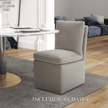 Accent Dining - Accent Dining Chairs With Casters (Set of 4)