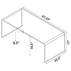 Ripley - Bent Glass Coffee And End Table Set