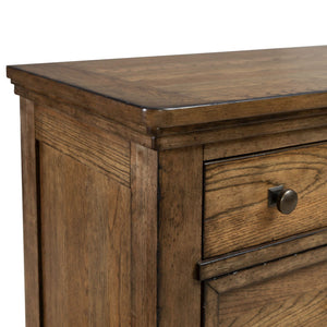 Carolina Park - 5 Drawer Chest - Brown