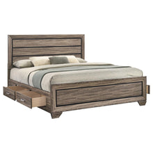 Kauffman - Wood Storage Panel Bed