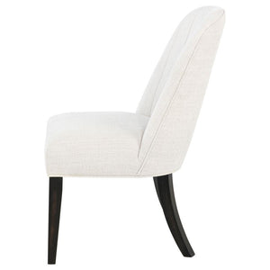 Leandro - Upholstered Dining Side Chair (Set of 2) - Cream
