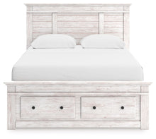Makidern - Panel Storage Bed With Storage Footboard
