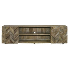 Keese - 2 Door Wood TV Stand Media Console - Mango Brown