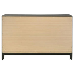 Valencia - 6-Drawer Dresser - Black