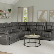 Rosenberg - Power Reclining Sectional - Dark Gray