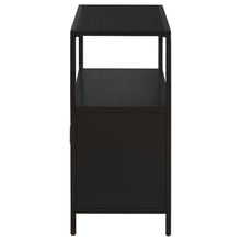 Amherst - 2-Door Radio Weave Cane Metal Accent Cabinet