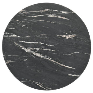 Skylark - Round Marble - Like Smart Top Coffee Table - Black