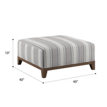 Sasha - Ottoman - Stone Gray