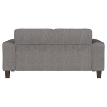 Deerhurst - Upholstered Track Arm Tufted Loveseat - Charcoal
