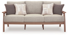 Grover Beach - Sofa With Cushion - Driftwood