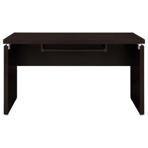 Skylar - L-Shaped Office Computer Desk - Cappuccino
