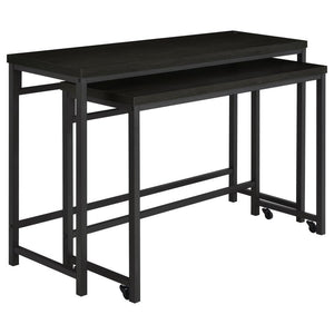 Hawes - 4 Piece Multipurpose Counter Height Table Set - Black