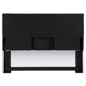 Pirro - Upholstered Queen Or Full Panel Headboard - Sand