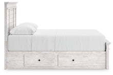 Makidern - Panel Storage Bed With 2 Under Bed Storage Units