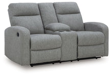 Gauntlet - Sterling - Double Recline Loveseat With Console